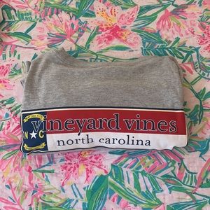 Mens Vineyard Vines North Carolina Ling Sleeve T Shirt